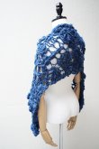 画像5: KAKAN　 HANDSPUN  SHORT PONCHO 　 col. D.BLUE (5)