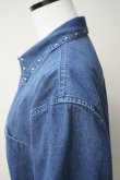 画像5: BOWTE　 8OZ SELVAGE DENIM STUDS SHIRT 　 col.WASH BLUE (5)