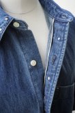 画像7: BOWTE　 8OZ SELVAGE DENIM STUDS SHIRT 　 col.WASH BLUE (7)
