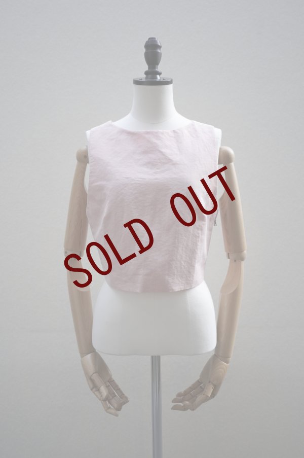 画像1:  -50% AURALEE　 HIGH DENSITY FINX LINEN WEATHER TANK　 col. PINK (1)