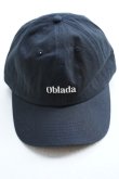 画像1: Oblada　 Oblada LOGO CAP　 col.BLACK (1)