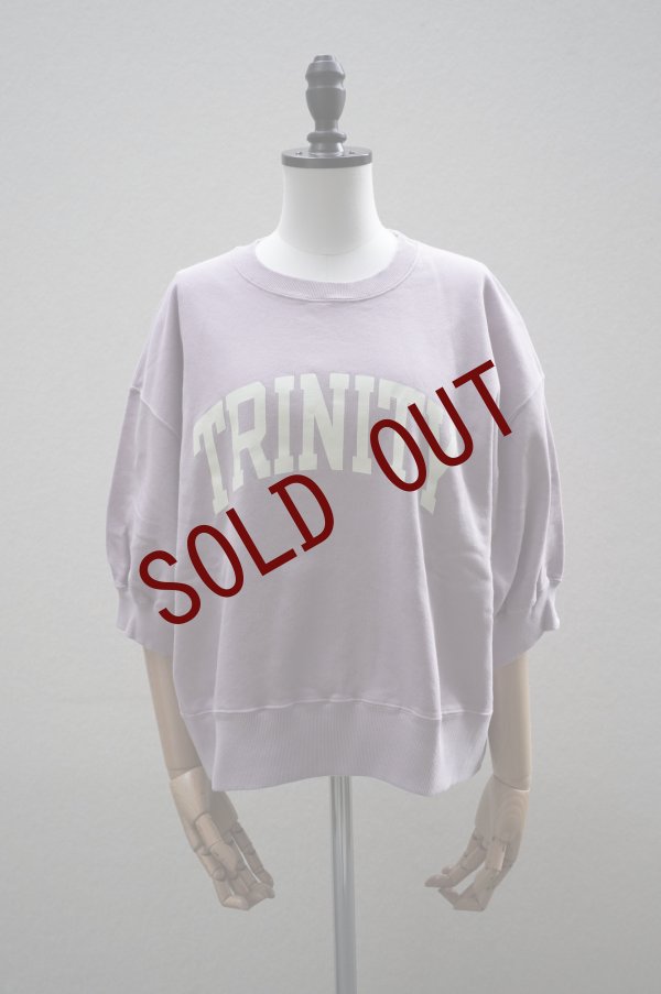 画像1: Oblada　 HALF SLEEVE SWEAT SHIRT　 col.LAVENDER (1)