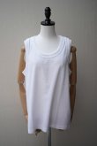 画像1: Sans limite　 TCパイルタンクトップ　 col.WHITE (1)