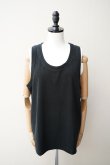 画像1: Sans limite　 TCパイルタンクトップ　 col.BLACK (1)
