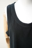 画像2: Sans limite　 TCパイルタンクトップ　 col.BLACK (2)