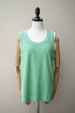 画像1: Sans limite　 TCパイルタンクトップ　 col.GREEN (1)