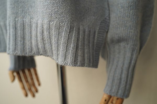 画像3: eleven 2nd   Yak    Round Neck Jumper  col.Frost Blue (3)