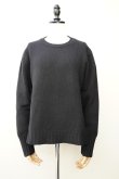 画像1: eleven 2nd   Yak    Round Neck Jumper  col.Navy (1)