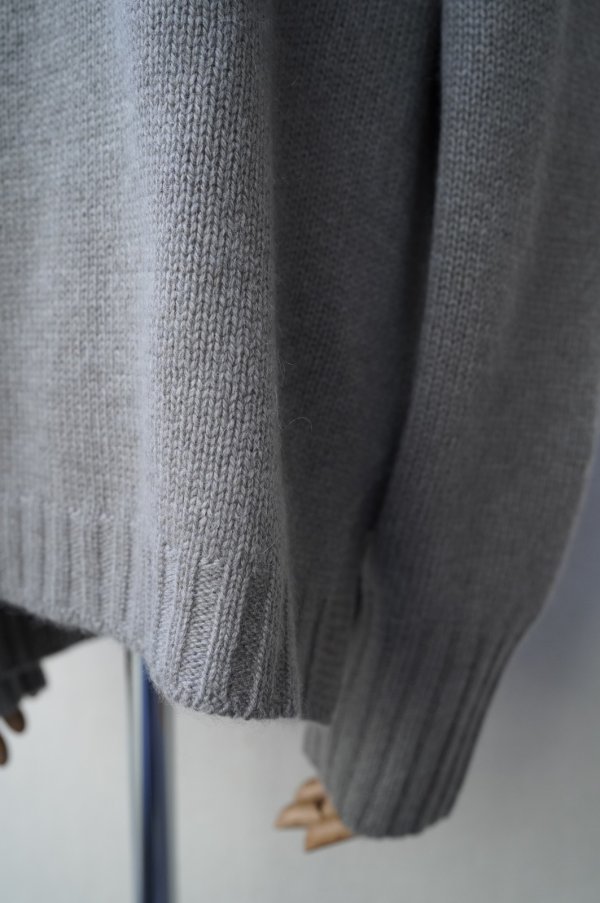 画像3: eleven 2nd   Yak   MENS  Round Neck Jumper  col.Mole Grey (3)