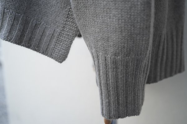 画像4: eleven 2nd   Yak   MENS  Round Neck Jumper  col.Mole Grey (4)