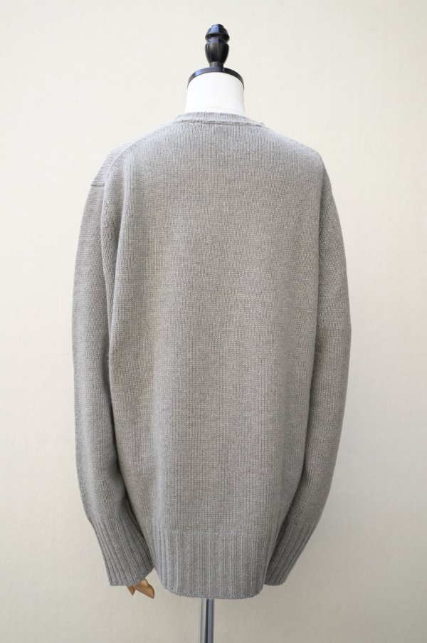 画像6: eleven 2nd   Yak   MENS  Round Neck Jumper  col.Mole Grey (6)