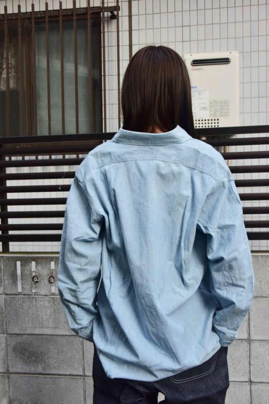 MADISONBLUE マディソンブルー HAMPTON CHAMBRAY SHIRT シャンブレーシャツ col.BLUE - rollot MADISONBLUE マディソンブルー HAMPTON CHAMBRAY SHIRT シャンブレーシャツ col.BLUE - rollot