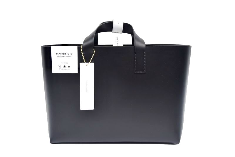 foot the coacher LEATHER TOTE SIZE S col.BLACK - rollot