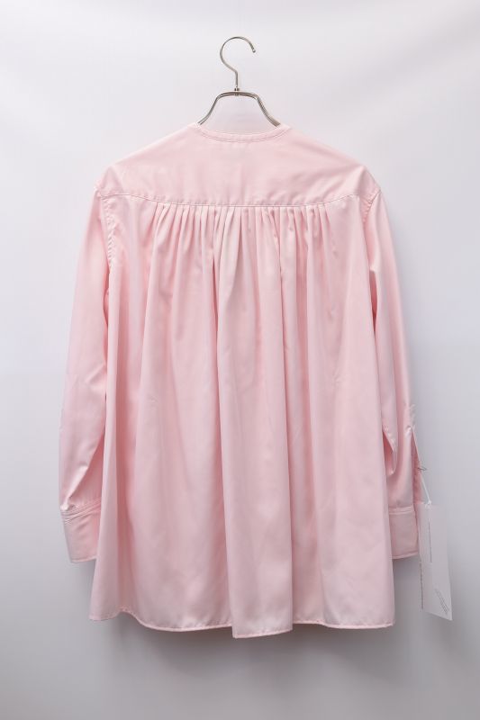 TENNE HANDCRAFTED MODERN HORIZONTAL TUCK SHIRTS col.PINK - rollot