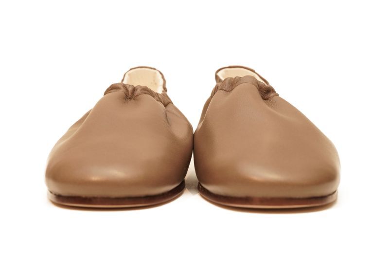 BEAUTIFUL SHOES BALLETSHOES col.KHAKI BROWN - rollot